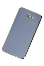 Newface Samsung Galaxy J7 Prime Kılıf Volet Silikon - Mavi - Görsel 3