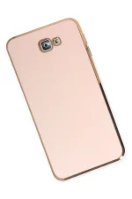 Newface Samsung Galaxy J7 Prime Kılıf Volet Silikon - Pembe - Görsel 2