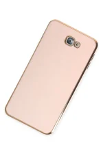 Newface Samsung Galaxy J7 Prime Kılıf Volet Silikon - Pembe - Görsel 3