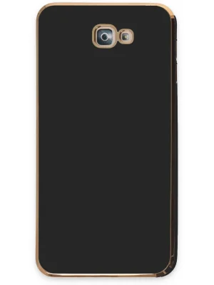 Newface Samsung Galaxy J7 Prime Kılıf Volet Silikon - Siyah