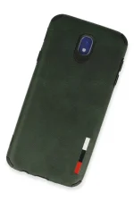 Newface Samsung Galaxy J7 Pro / J730 Kılıf Loop Deri Silikon - Yeşil - Görsel 2