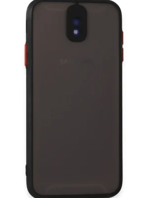 Newface Samsung Galaxy J7 Pro / J730 Kılıf Montreal Silikon Kapak - Siyah