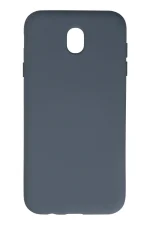 Newface Samsung Galaxy J7 Pro / J730 Kılıf Nano içi Kadife Silikon - Gri