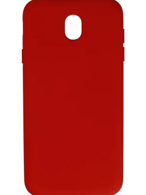 Newface Samsung Galaxy J7 Pro / J730 Kılıf Nano içi Kadife Silikon - Kırmızı