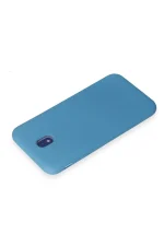 Newface Samsung Galaxy J7 Pro / J730 Kılıf Nano içi Kadife Silikon - Mavi - Görsel 3