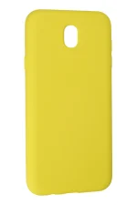 Newface Samsung Galaxy J7 Pro / J730 Kılıf Nano içi Kadife Silikon - Sarı - Görsel 3