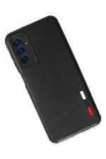 Newface Samsung Galaxy M13 Kılıf Loop Deri Silikon - Siyah - Görsel 2