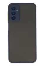 Newface Samsung Galaxy M13 Kılıf Montreal Silikon Kapak - Lacivert