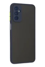 Newface Samsung Galaxy M13 Kılıf Montreal Silikon Kapak - Lacivert - Görsel 3