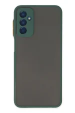 Newface Samsung Galaxy M13 Kılıf Montreal Silikon Kapak - Yeşil