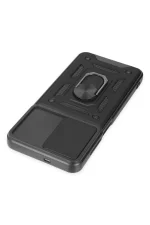 Newface Samsung Galaxy M13 Kılıf Pars Lens Yüzüklü Silikon - Siyah - Görsel 5