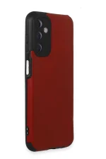 Newface Samsung Galaxy M14 5G Kılıf Loop Deri Silikon - Kırmızı - Görsel 2