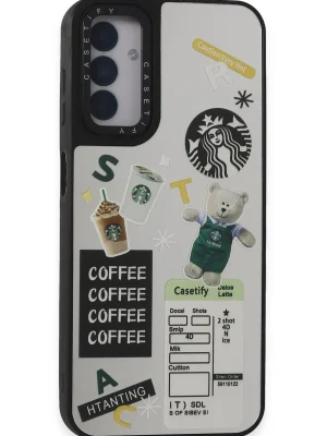 Newface Samsung Galaxy M14 5G Kılıf Mirror Desenli Kapak - Mirror - 17