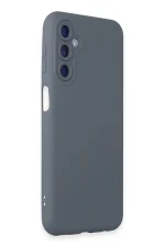 Newface Samsung Galaxy M14 5G Kılıf Nano içi Kadife Silikon - Gri - Görsel 2