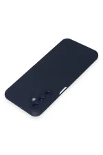 Newface Samsung Galaxy M14 5G Kılıf Nano içi Kadife Silikon - Lacivert - Görsel 3