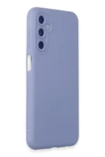 Newface Samsung Galaxy M14 5G Kılıf Nano içi Kadife Silikon - Lila - Görsel 2