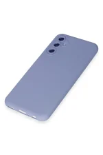 Newface Samsung Galaxy M14 5G Kılıf Nano içi Kadife Silikon - Lila - Görsel 4