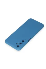 Newface Samsung Galaxy M14 5G Kılıf Nano içi Kadife Silikon - Mavi - Görsel 3