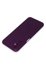 Newface Samsung Galaxy M14 5G Kılıf Nano içi Kadife Silikon - Mor - Görsel 3