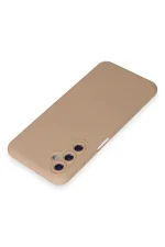 Newface Samsung Galaxy M14 5G Kılıf Nano içi Kadife Silikon - Pudra - Görsel 3
