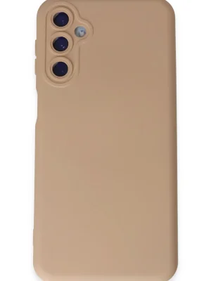 Newface Samsung Galaxy M14 5G Kılıf Nano içi Kadife Silikon - Pudra