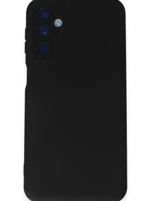 Newface Samsung Galaxy M14 5G Kılıf Nano içi Kadife Silikon - Siyah
