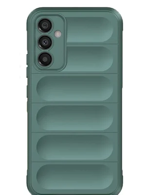 Newface Samsung Galaxy M14 5G Kılıf Optimum Silikon - Koyu Yeşil