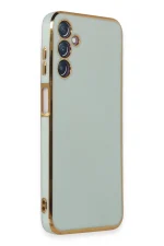 Newface Samsung Galaxy M14 5G Kılıf Volet Silikon - Açık Yeşil - Görsel 2