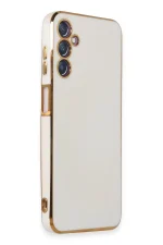 Newface Samsung Galaxy M14 5G Kılıf Volet Silikon - Beyaz - Görsel 2