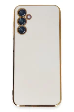 Newface Samsung Galaxy M14 5G Kılıf Volet Silikon - Beyaz