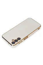 Newface Samsung Galaxy M14 5G Kılıf Volet Silikon - Beyaz - Görsel 3