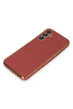 Newface Samsung Galaxy M14 5G Kılıf Volet Silikon - Kırmızı - Görsel 4