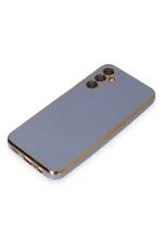 Newface Samsung Galaxy M14 5G Kılıf Volet Silikon - Mavi - Görsel 4