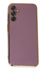 Newface Samsung Galaxy M14 5G Kılıf Volet Silikon - Mor