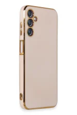 Newface Samsung Galaxy M14 5G Kılıf Volet Silikon - Pembe - Görsel 2