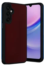 Newface Samsung Galaxy M15 Kılıf Aras Deri Kapak - Bordo