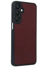 Newface Samsung Galaxy M15 Kılıf Aras Deri Kapak - Bordo - Görsel 3