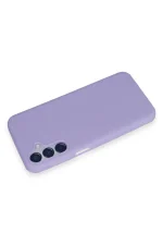 Newface Samsung Galaxy M15 Kılıf First Silikon - Lila - Görsel 2