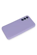 Newface Samsung Galaxy M15 Kılıf First Silikon - Lila - Görsel 3