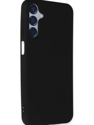 Newface Samsung Galaxy M15 Kılıf First Silikon - Siyah