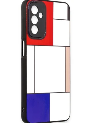 Newface Samsung Galaxy M23 Kılıf Mirror Desenli Kapak - Mirror - 9