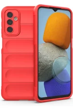 Newface Samsung Galaxy M23 Kılıf Optimum Silikon - Kırmızı
