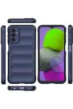 Newface Samsung Galaxy M23 Kılıf Optimum Silikon - Lacivert - Görsel 3