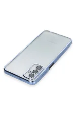 Newface Samsung Galaxy M23 Kılıf Razer Lensli Silikon - Açık Mavi - Görsel 3