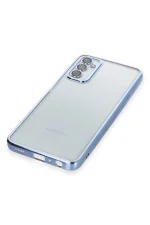 Newface Samsung Galaxy M23 Kılıf Razer Lensli Silikon - Açık Mavi - Görsel 4