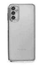 Newface Samsung Galaxy M23 Kılıf Razer Lensli Silikon - Gümüş - Görsel 2