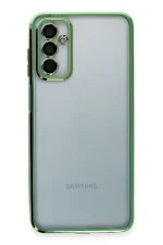 Newface Samsung Galaxy M23 Kılıf Razer Lensli Silikon - Yeşil - Görsel 2