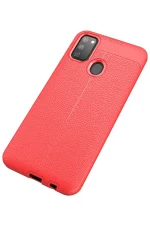 Newface Samsung Galaxy M30S Kılıf Auto Focus Kapak - Kırmızı - Görsel 2