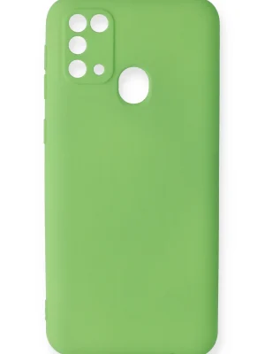 Newface Samsung Galaxy M31 Kılıf First Silikon - Yeşil