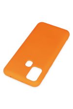 Newface Samsung Galaxy M31 Kılıf Nano içi Kadife  Silikon - Turuncu - Görsel 3